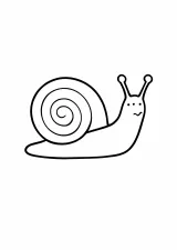数字ぬりえ・かたつむり（脳トレ）