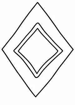 数字ぬりえ・ダイヤ（脳トレ）
