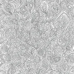ペイズリー模様の塗り絵（大人向け）
