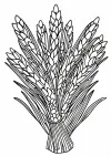 正月飾りの塗り絵