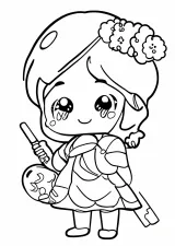 数字ぬりえ・かぎ（脳トレ）