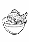 金魚の塗り絵