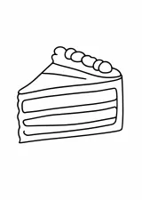 数字ぬりえ・ケーキ（脳トレ）