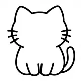 数字ぬりえ・ねこ（脳トレ）