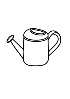 数字ぬりえ・じょうろ（脳トレ）
