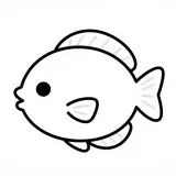 魚（熱帯魚）の塗り絵