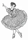 ドガ風の塗り絵
