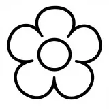 数字ぬりえ・お花（脳トレ）