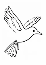 つばめの塗り絵