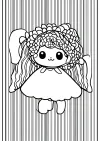 縞文様の塗り絵