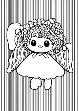 縞文様の塗り絵