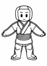 トントン相撲の塗り絵