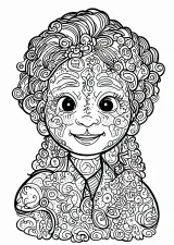 フロイド風の塗り絵
