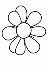 数字ぬりえ・お花（脳トレ）