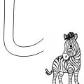 ひらがな「し」の塗り絵
