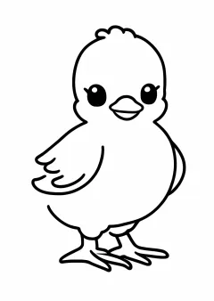 数字ぬりえ・ひよこ（脳トレ）